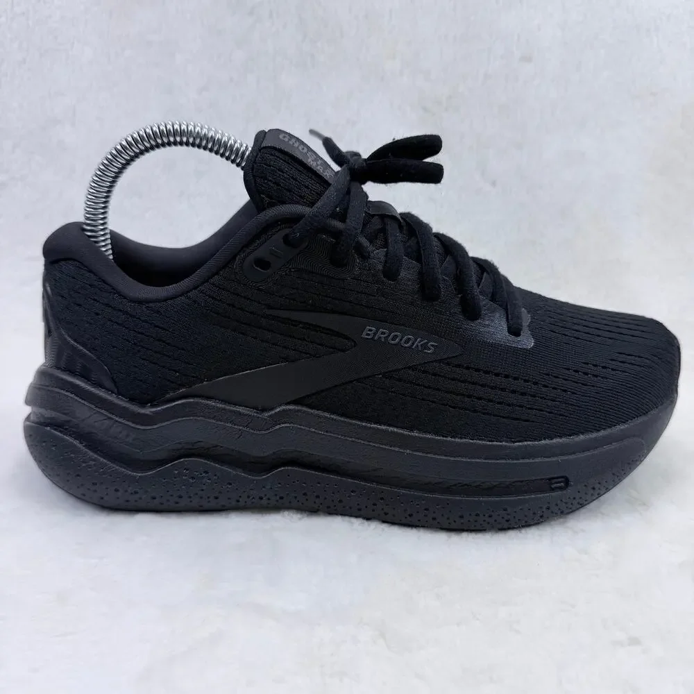Brooks Ghost Max 2 Womens Running Shoes Black Ebony Size 7 Max Cushion Neutral